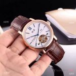 New Model IWC Schaffhausen Tourbillon Watch Rose  Gold Replica